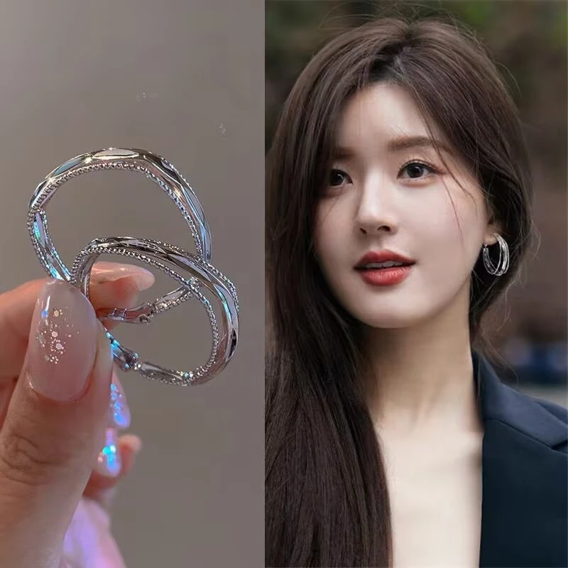 铜合金耳饰 气质轻奢时尚百搭个性精致小众耳饰SX2101