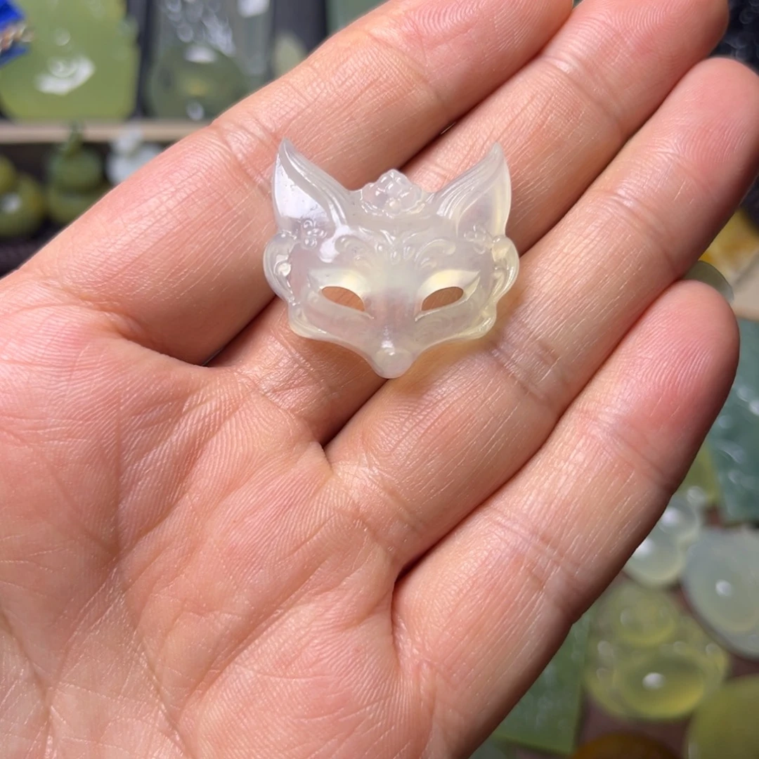 蛇纹石玉未镶嵌吊坠(不含链)