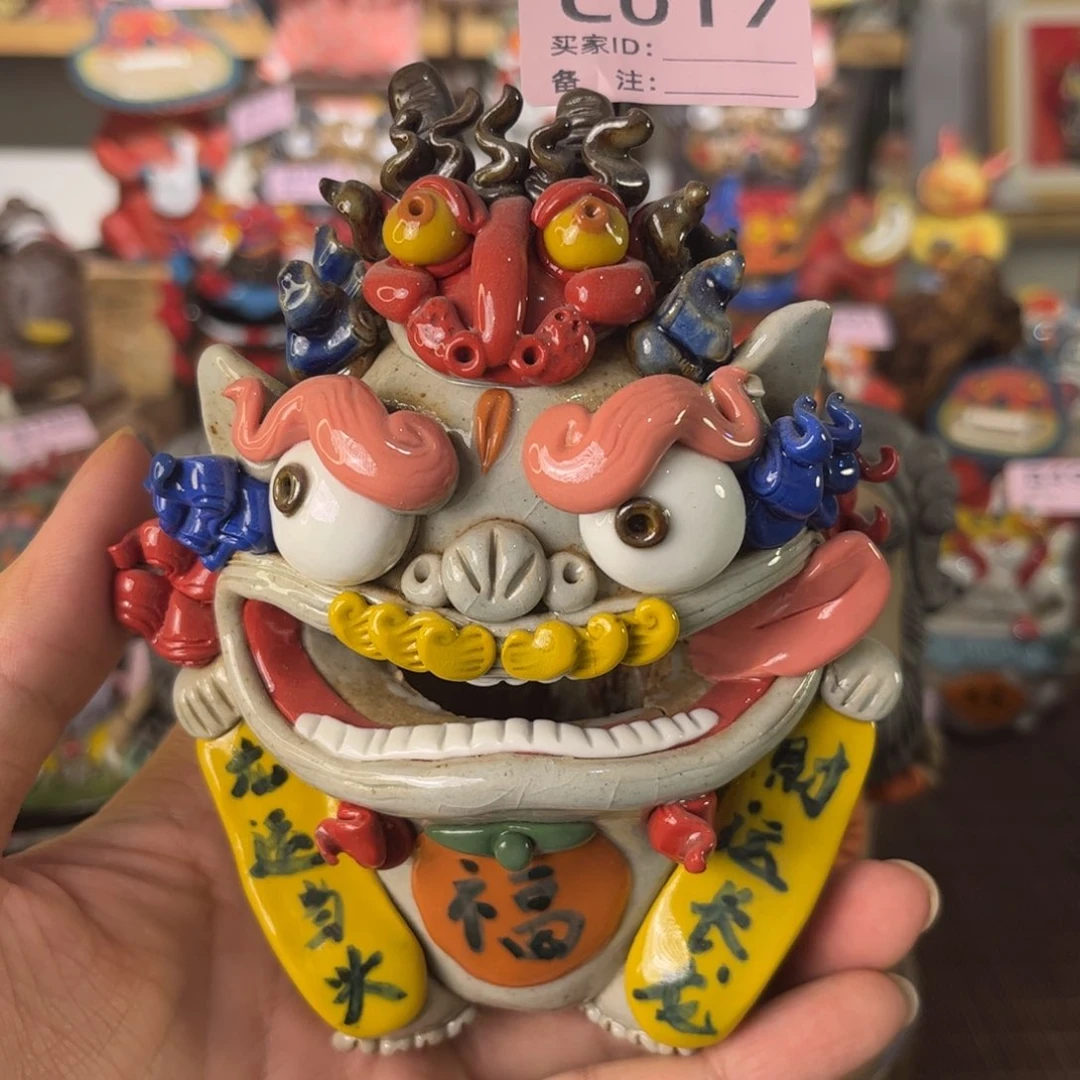 泥塑纯手工茶宠摆件