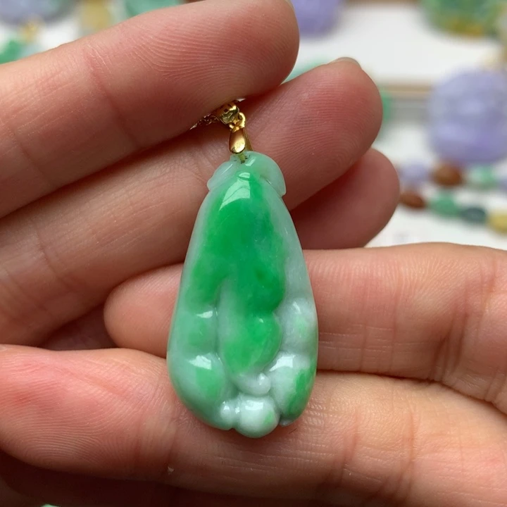 颈饰未镶嵌翡翠翡翠