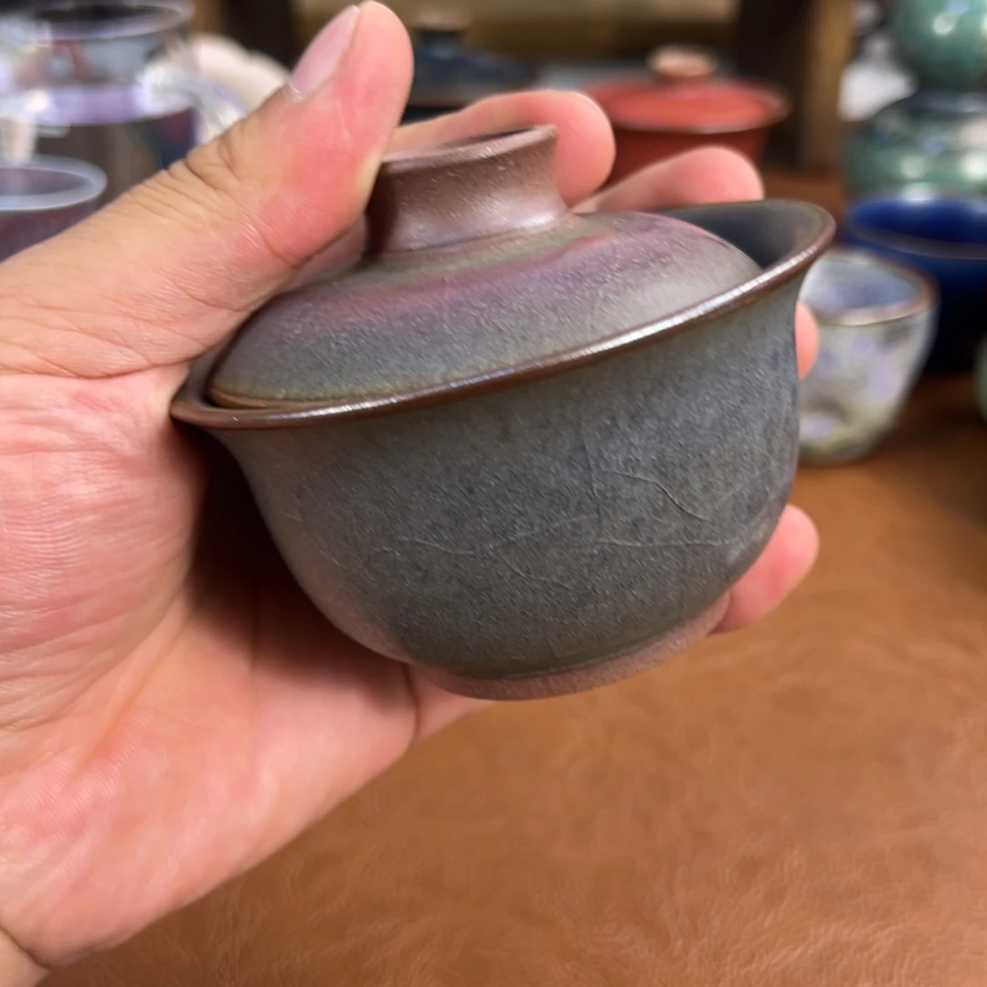 晴***路摆件神垕钧瓷原矿高温