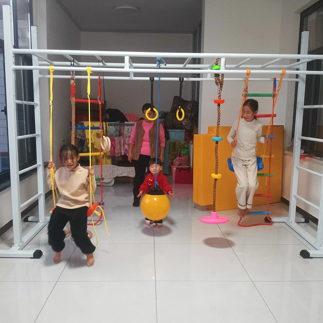 恋家优品儿童攀爬云梯引体向上 亲子娱乐臂力锻炼家中