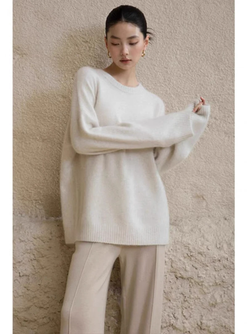 百搭时尚保暖打底圆领套头毛衣（图片款没有）