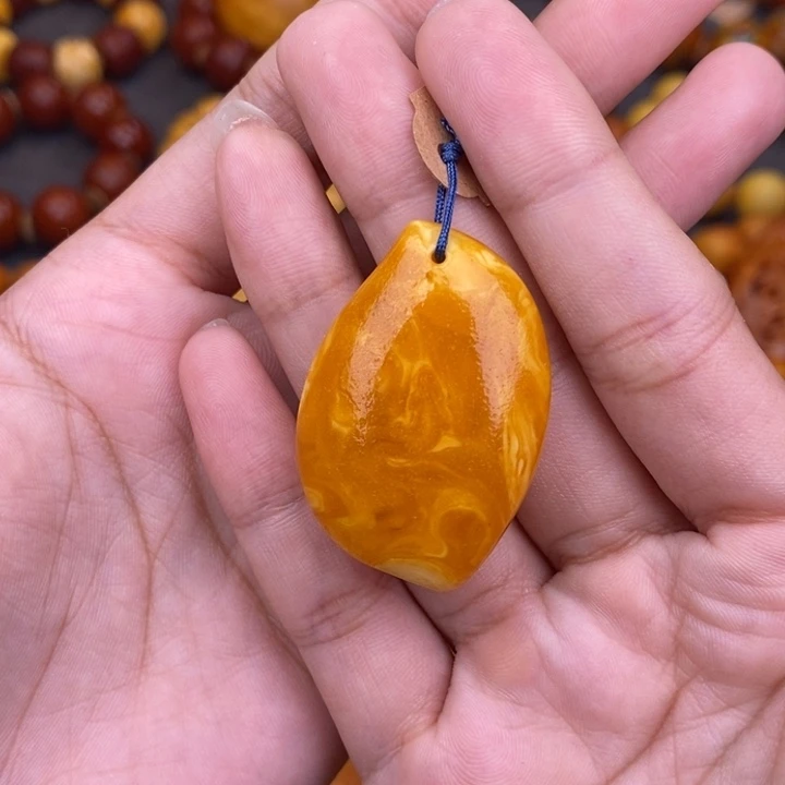蜜蜡未镶嵌裸石蜜蜡L