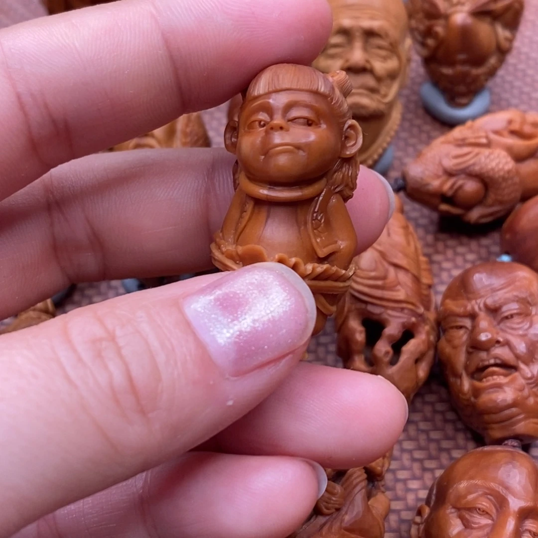 一***酒橄榄核手串/手链哪咤