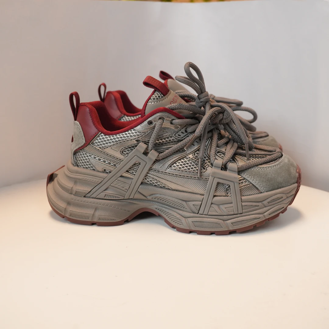 2025新款爆款时尚休闲百搭经典复古潮流老爹鞋透气韩版厚底