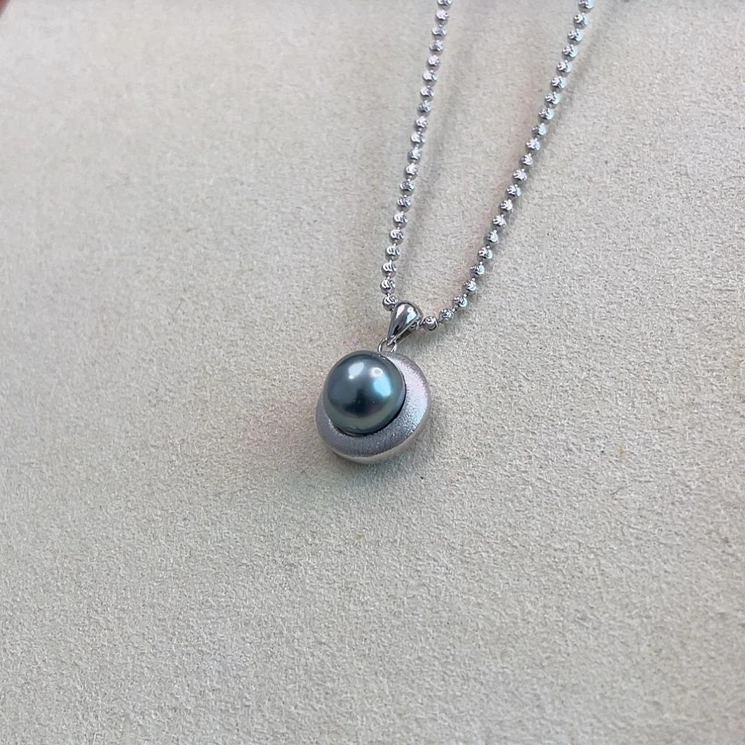 颈饰海水珍珠银S925镶嵌