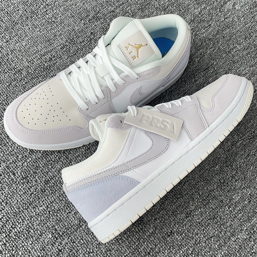 Nike Air Jordan1 Low Paris AJ1 巴黎 白浅灰 篮球鞋CV3043-100