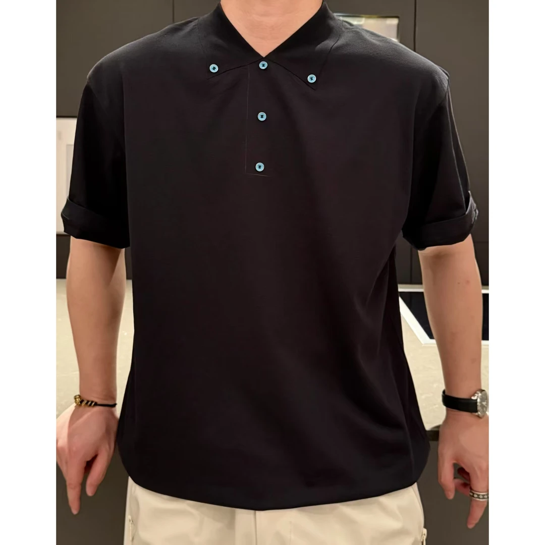 【XD】达达时尚潮流质感夏季简约休闲短袖