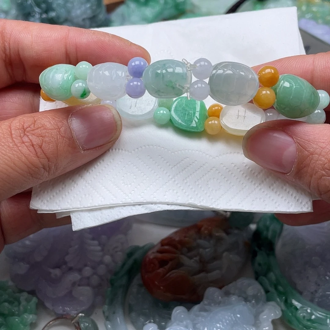 颈饰未镶嵌翡翠翡玉缘翡翠