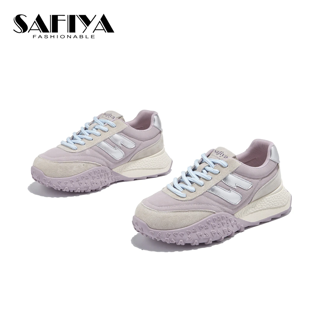索菲娅Safiya2025春夏新款低帮舒适百搭时尚休闲鞋SFD1111C54
