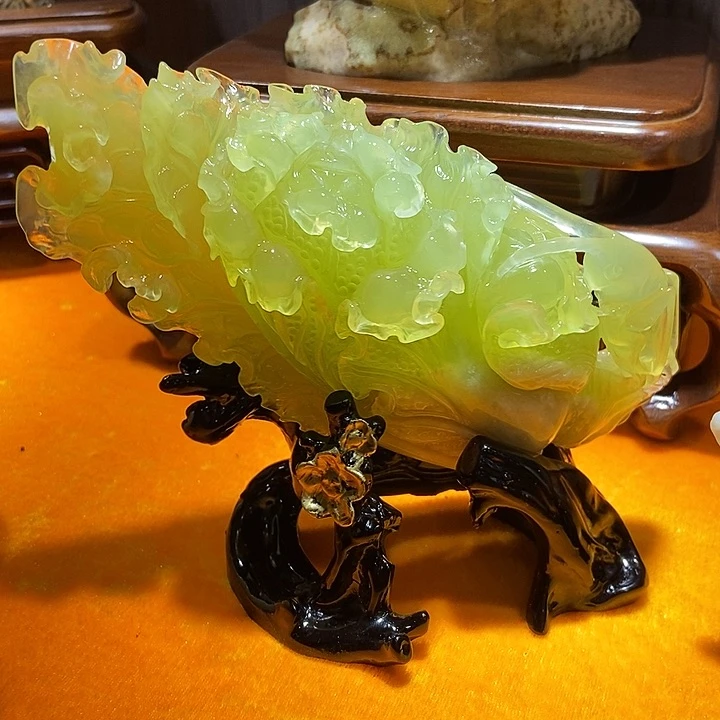 透闪石-蛇纹石玉合金珠宝奇石