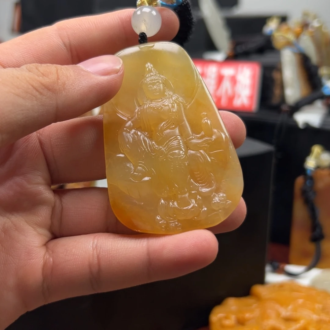石英质玉（黄龙玉）未镶嵌多样性发货，发其一