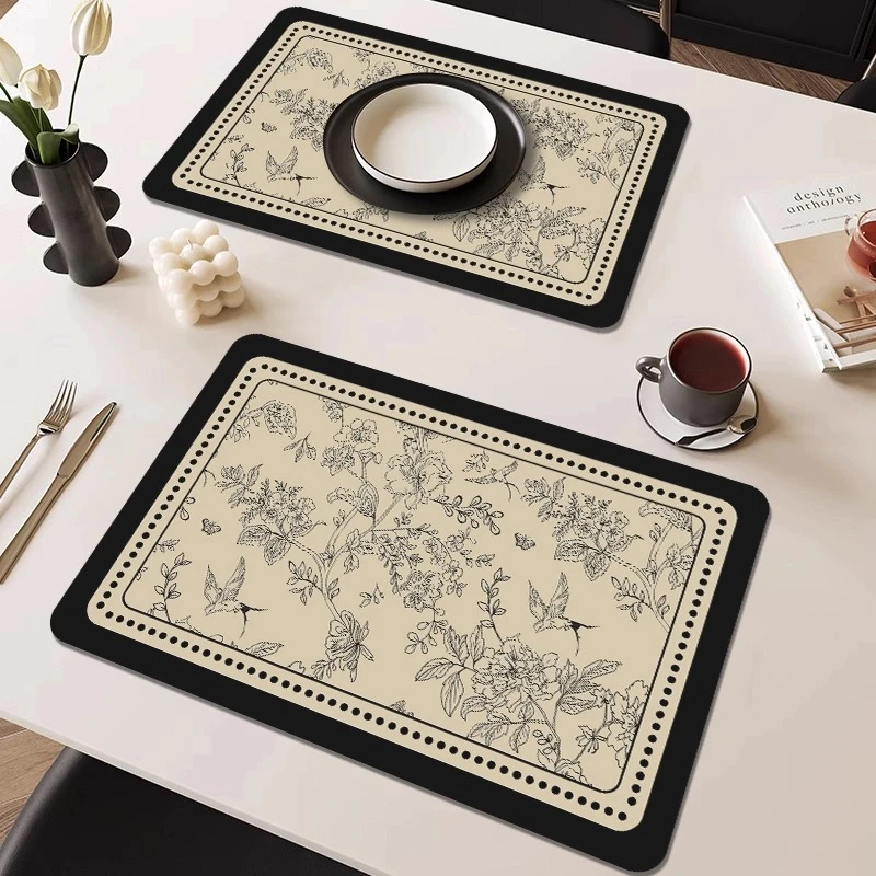 法式家用硅藻泥台面沥水垫餐垫速干吸水洗手台桌面防滑垫