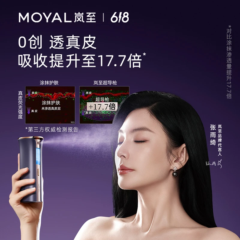 岚至【618大促】透皮超导枪美容仪器家用水光脸部紧致舒缓水光肌