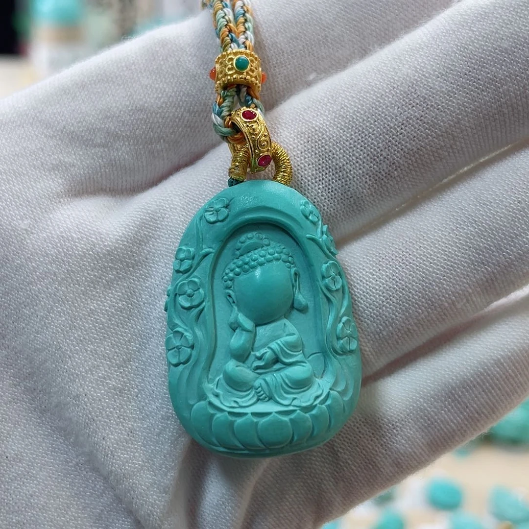 绿松石珠宝奇石未镶嵌