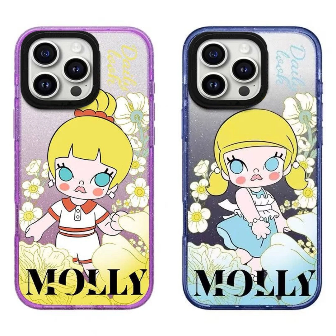 【升级版星钻壳泡泡玛特系列】适用于苹果13-16系列手机壳全包防摔