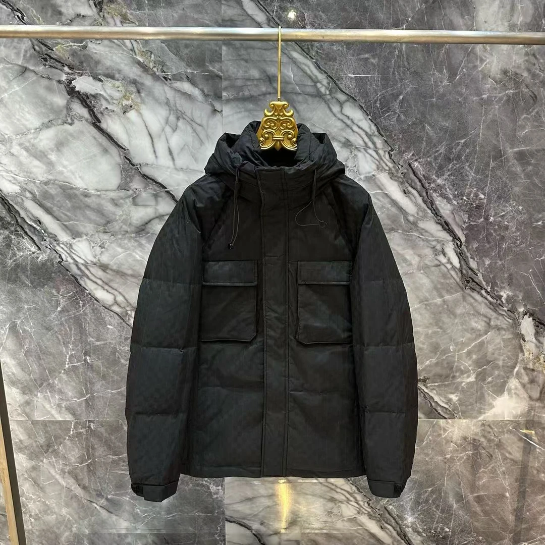 单黑【GY】冬季新款时尚加厚保暖羽绒服2217