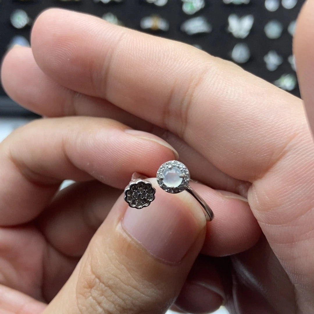 翡翠银S925镶嵌颈饰