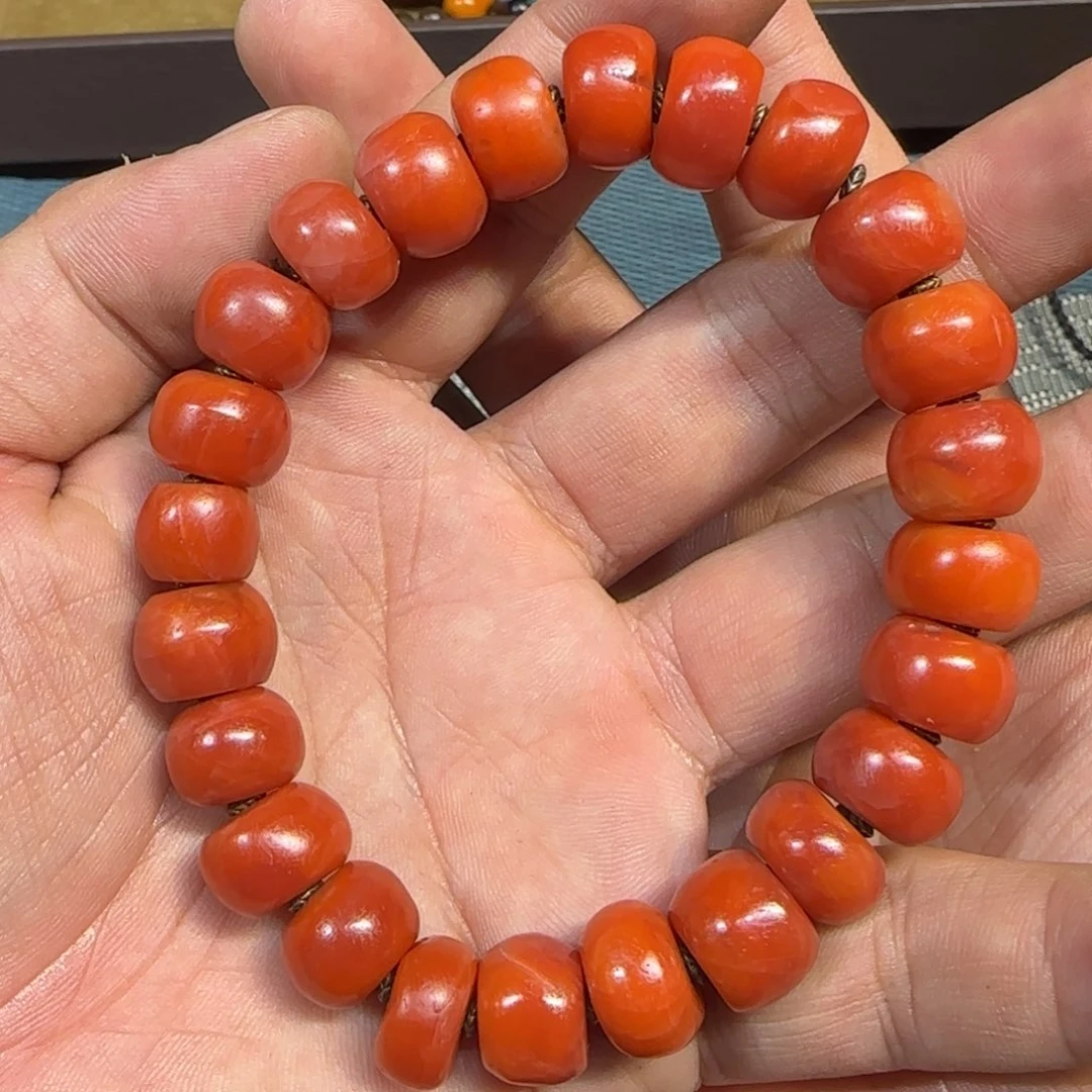 南红玛瑙未镶嵌手链
