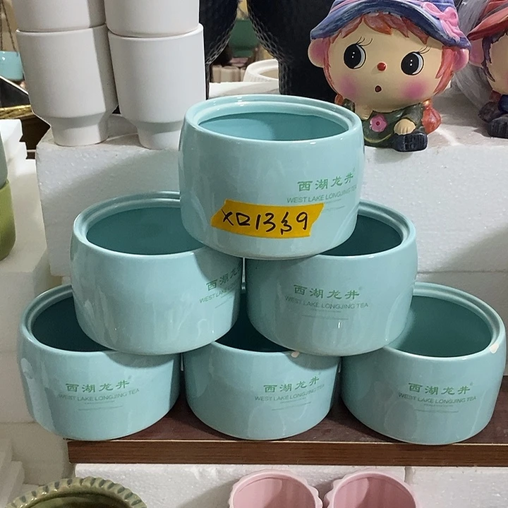 摆件陶盆有孔 微瑕介意勿拍