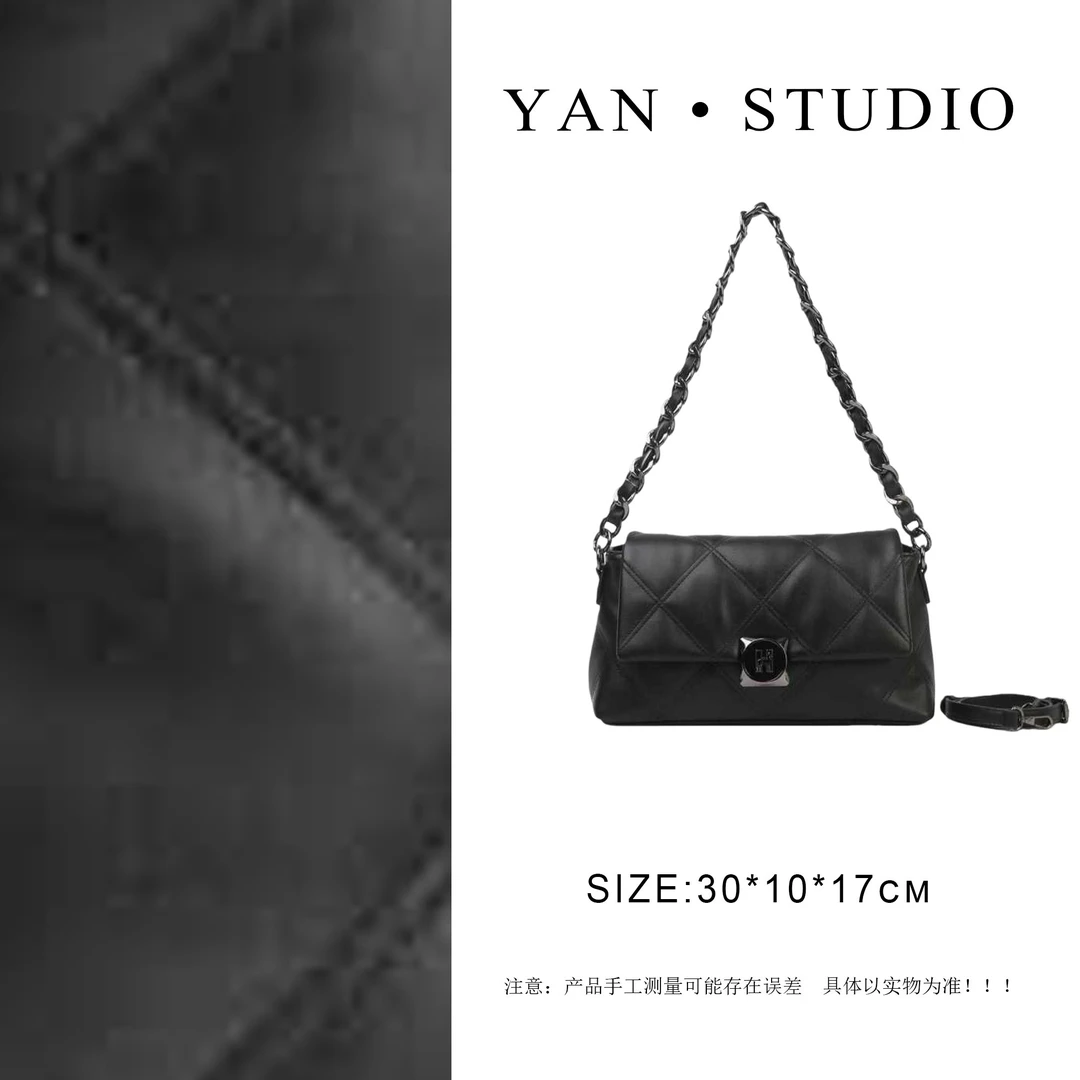 【艳姐甄选】SKL-7772-黑色-轻奢时尚百搭新款女包