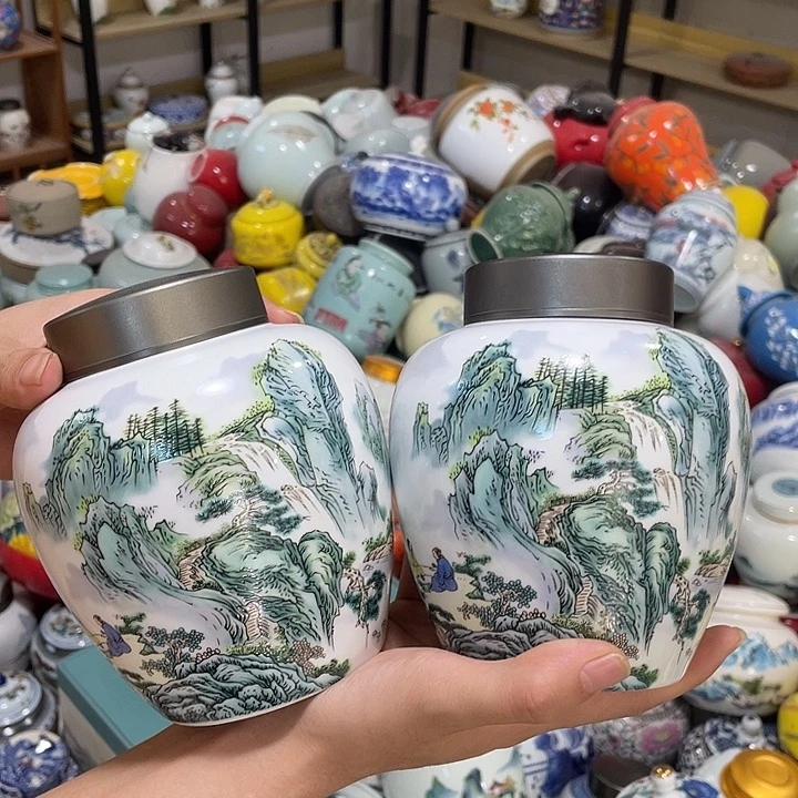 陶瓷罐茶叶罐密封罐