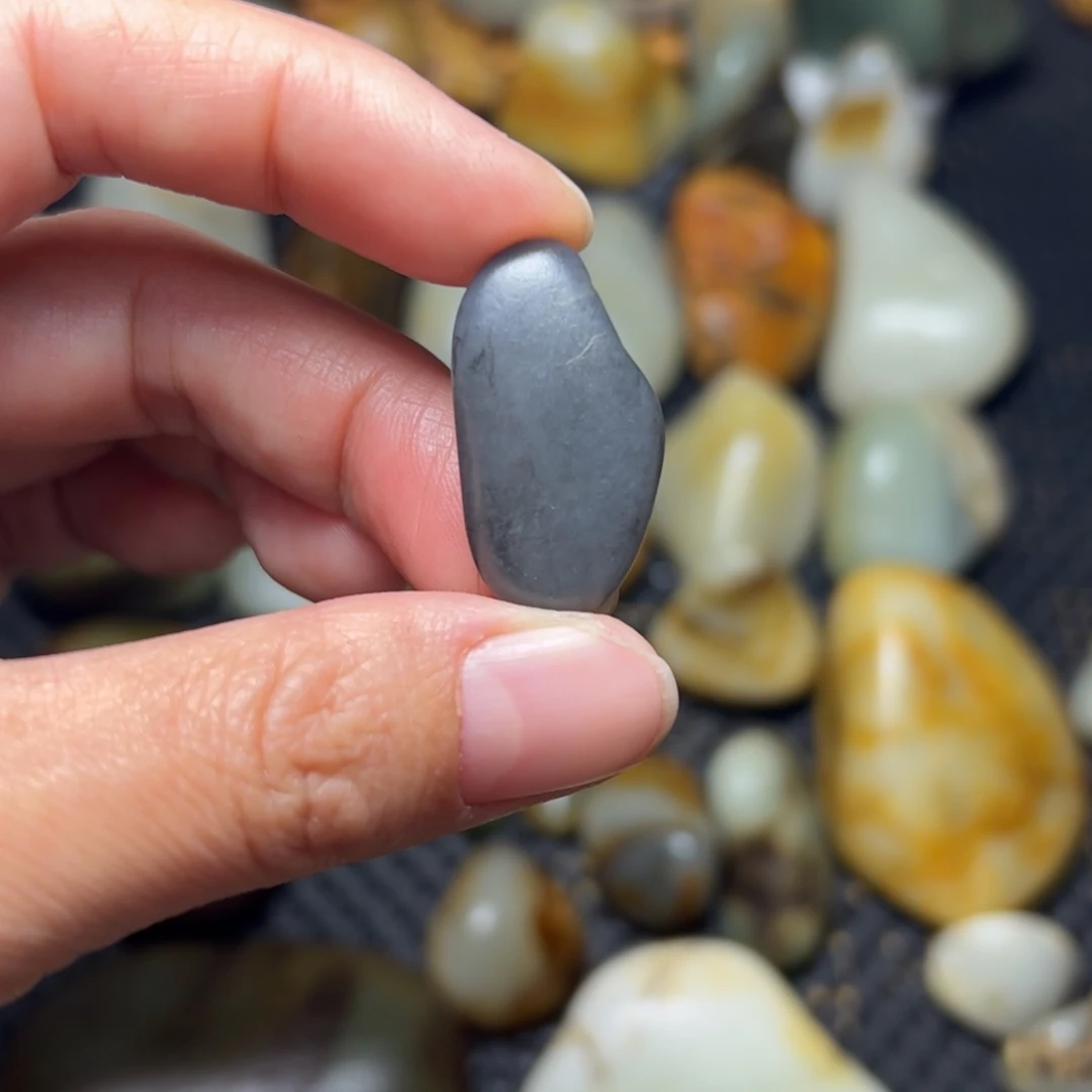 和田玉未镶嵌挂件75