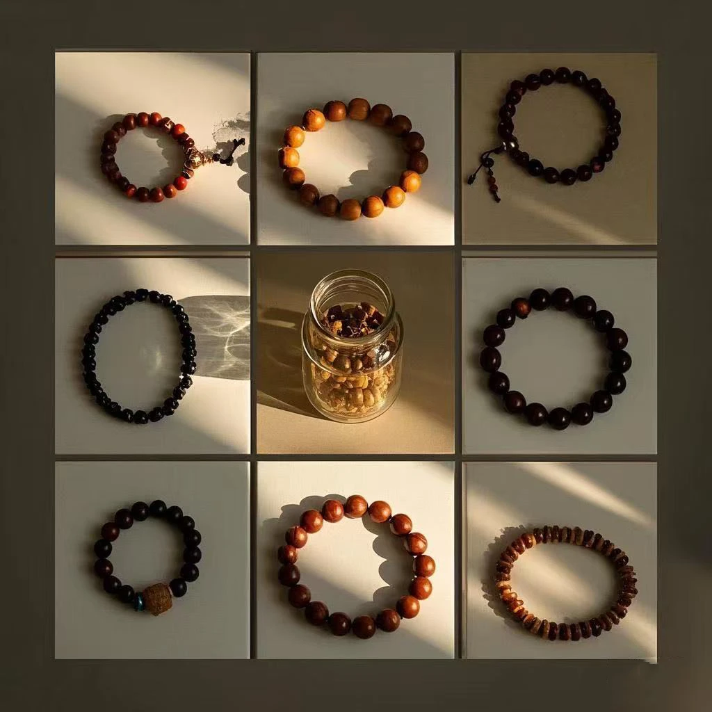 【直播任选3条】天然木质菩提多样性文玩手串默认微瑕