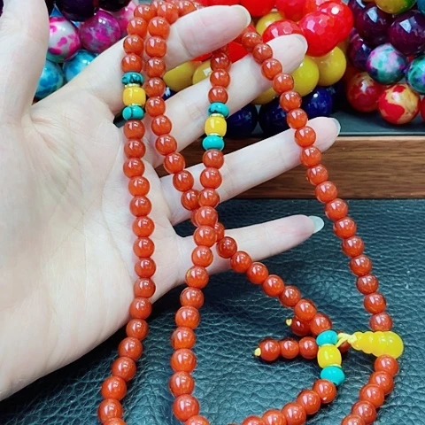 未镶嵌玛瑙手饰龙心九叶火灵芝8