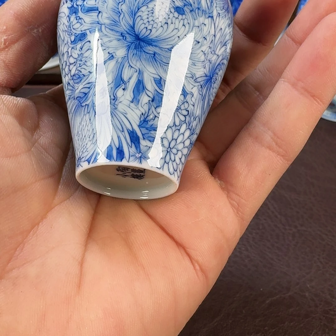 瓷片且*现代景德镇陶瓷手绘茶具