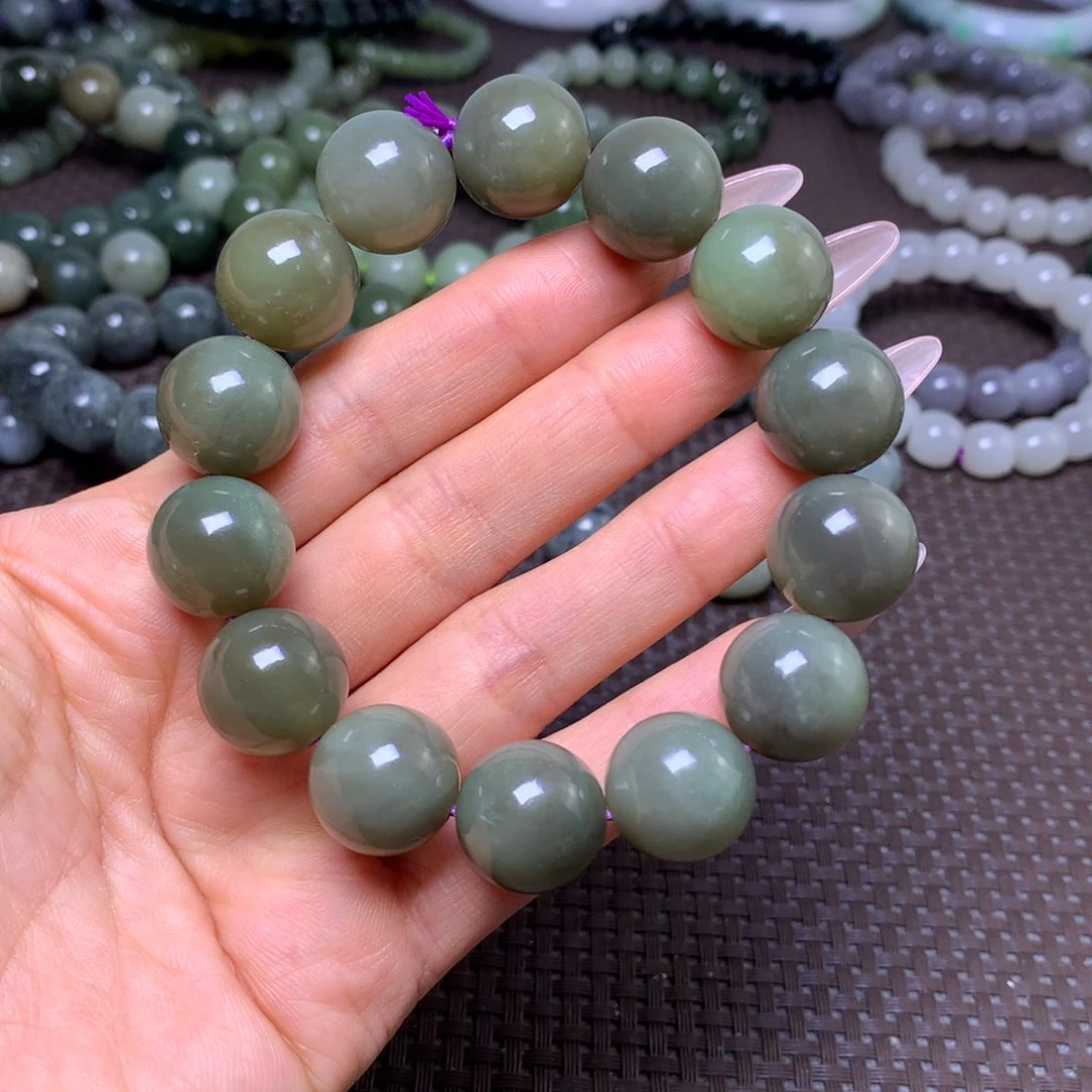 未镶嵌手串和田玉卡16