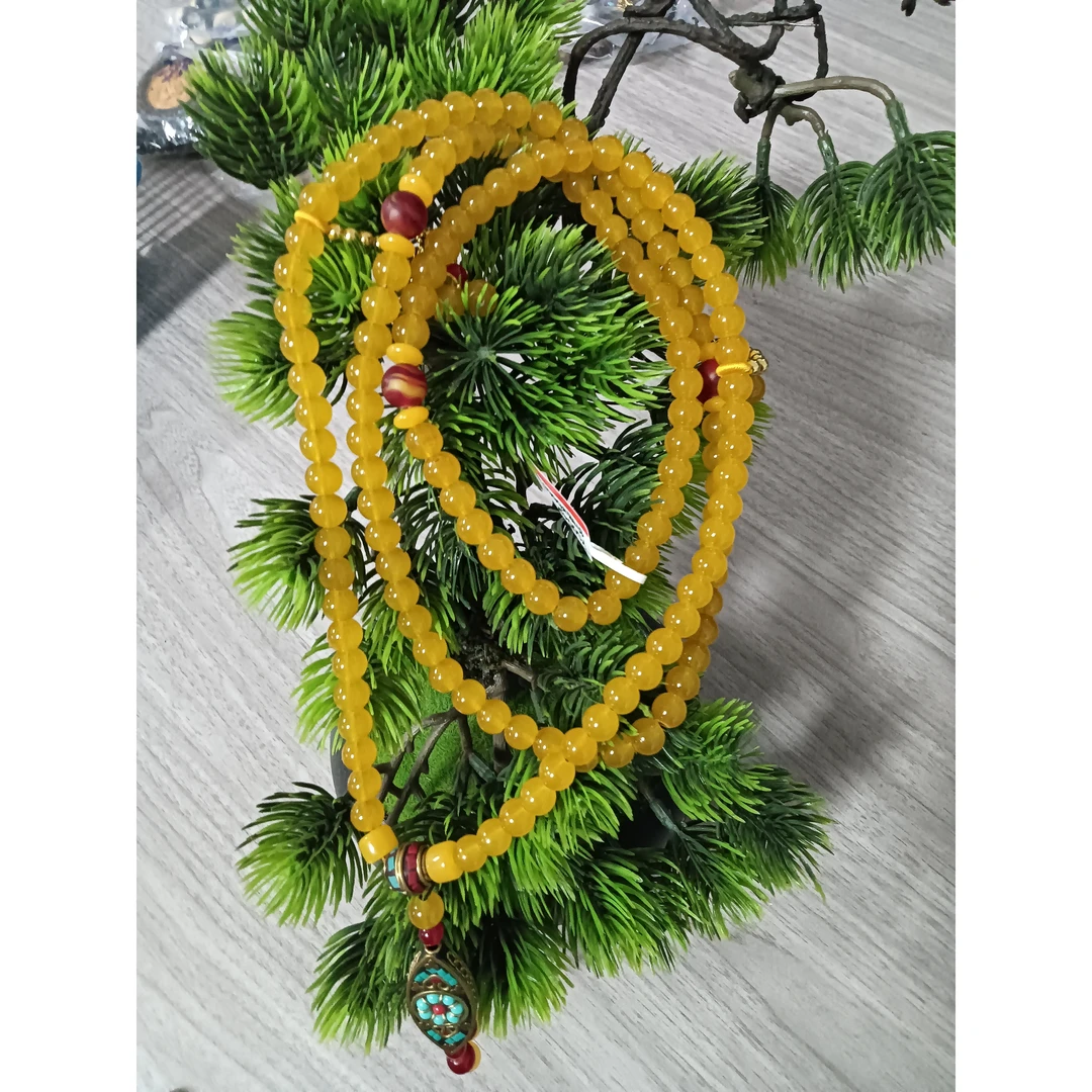 和田玄黄珠毛衣链YS0045