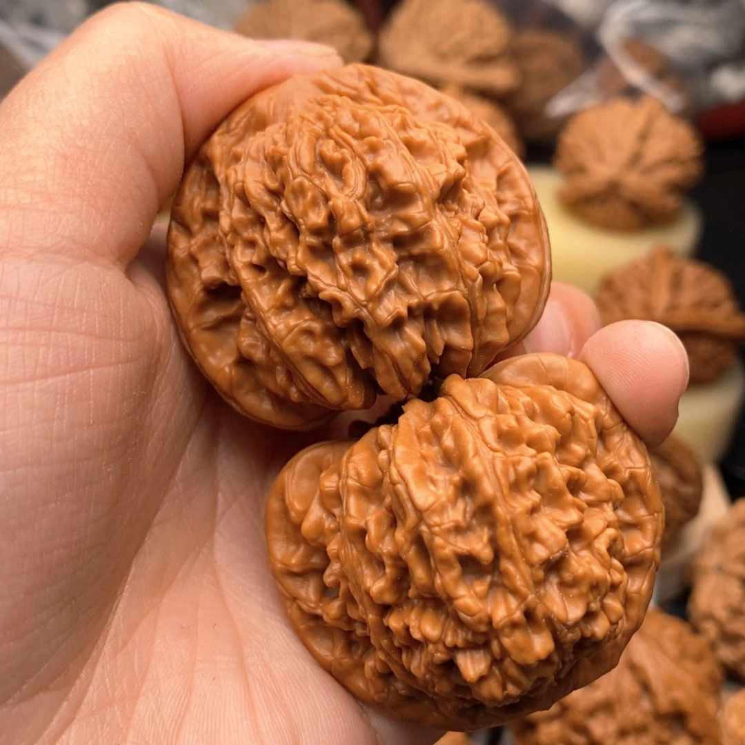 文玩核桃把件44楼子打底