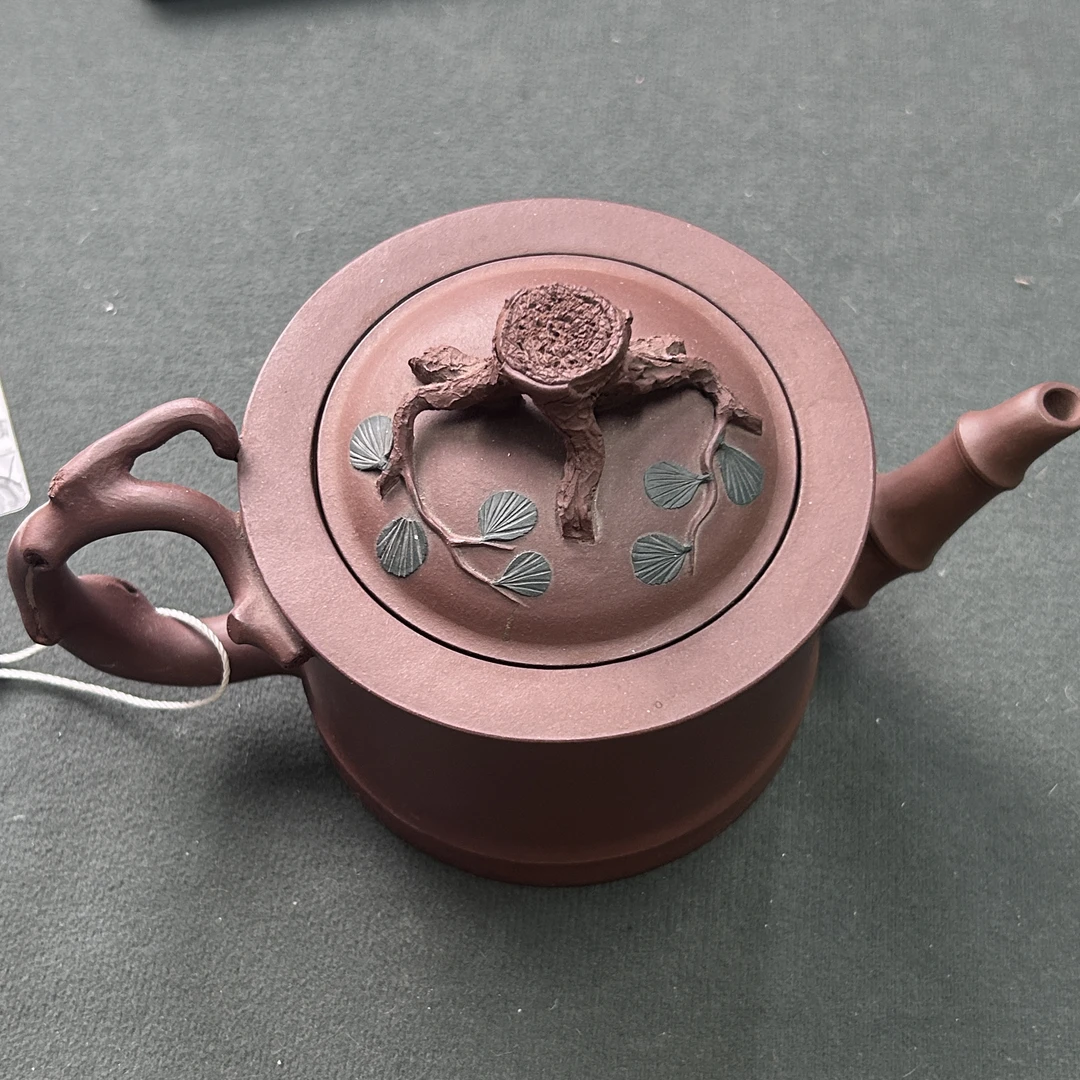 旧藏 梅花纹紫砂壶 喝茶 茶壶