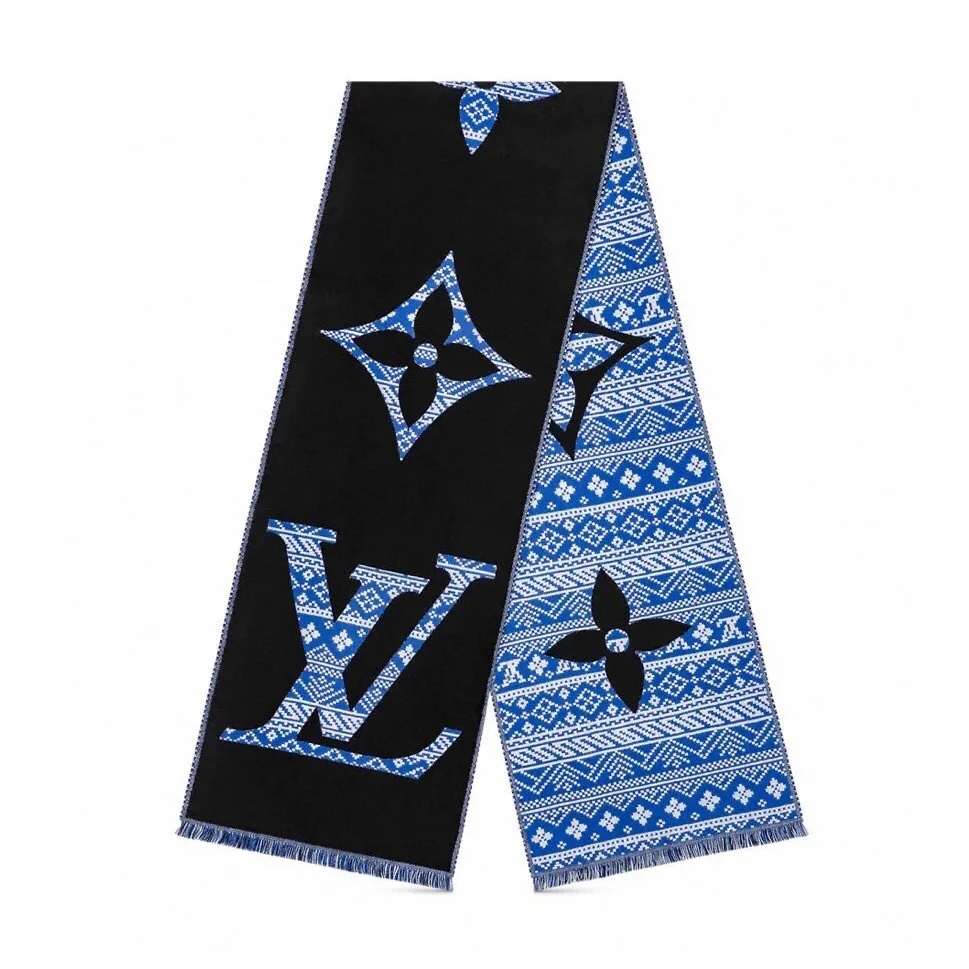 99新 LouisVuitton/路易威登 双面围巾/成色看直播GSS26564