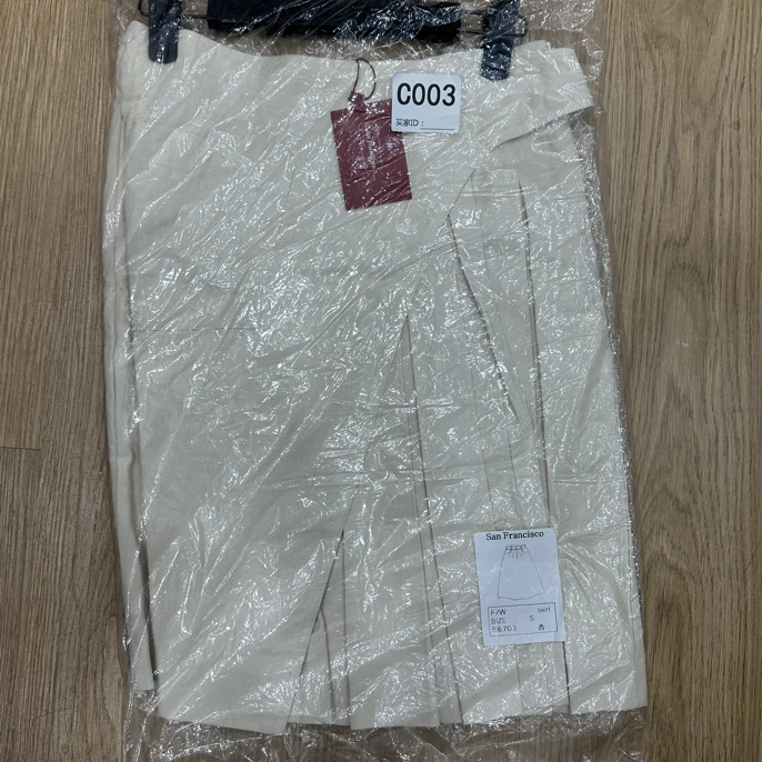 6703纯色不规则短半裙4b2