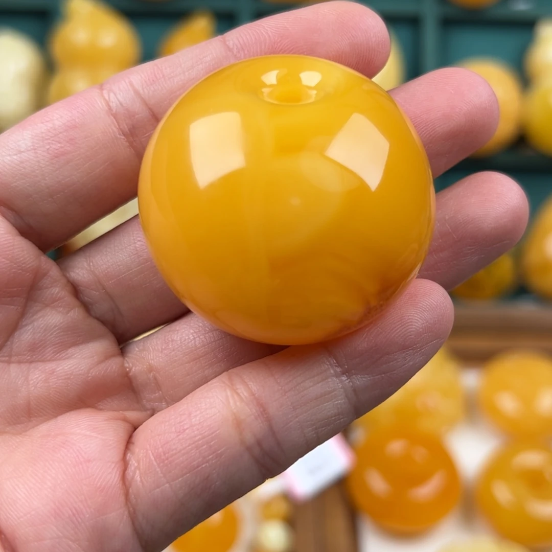 爱***羊琥珀未镶嵌颈饰纯天然琥珀蜜蜡无优化