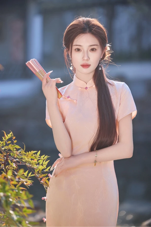 【沈氏-素风】夏季新款小个子女生旗袍文艺气质淑女范显瘦遮肉