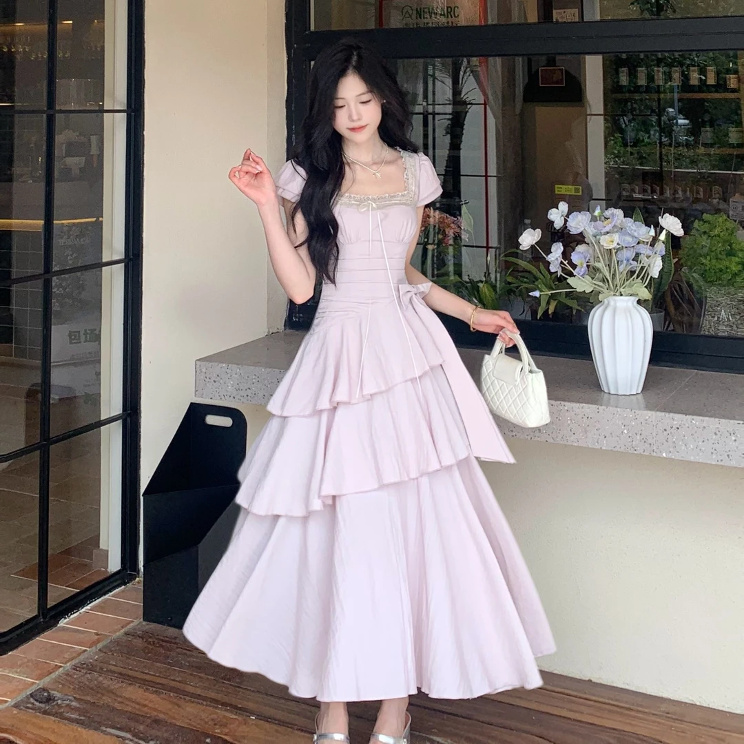 Blovelan云阶垂梦 茶歇法式浪漫不规则甜美公主蛋糕裙