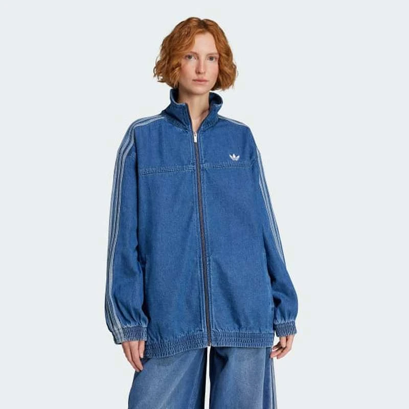阿迪达斯 （adidas）女子DENIM OS TT休闲时尚夹克外套JY2896