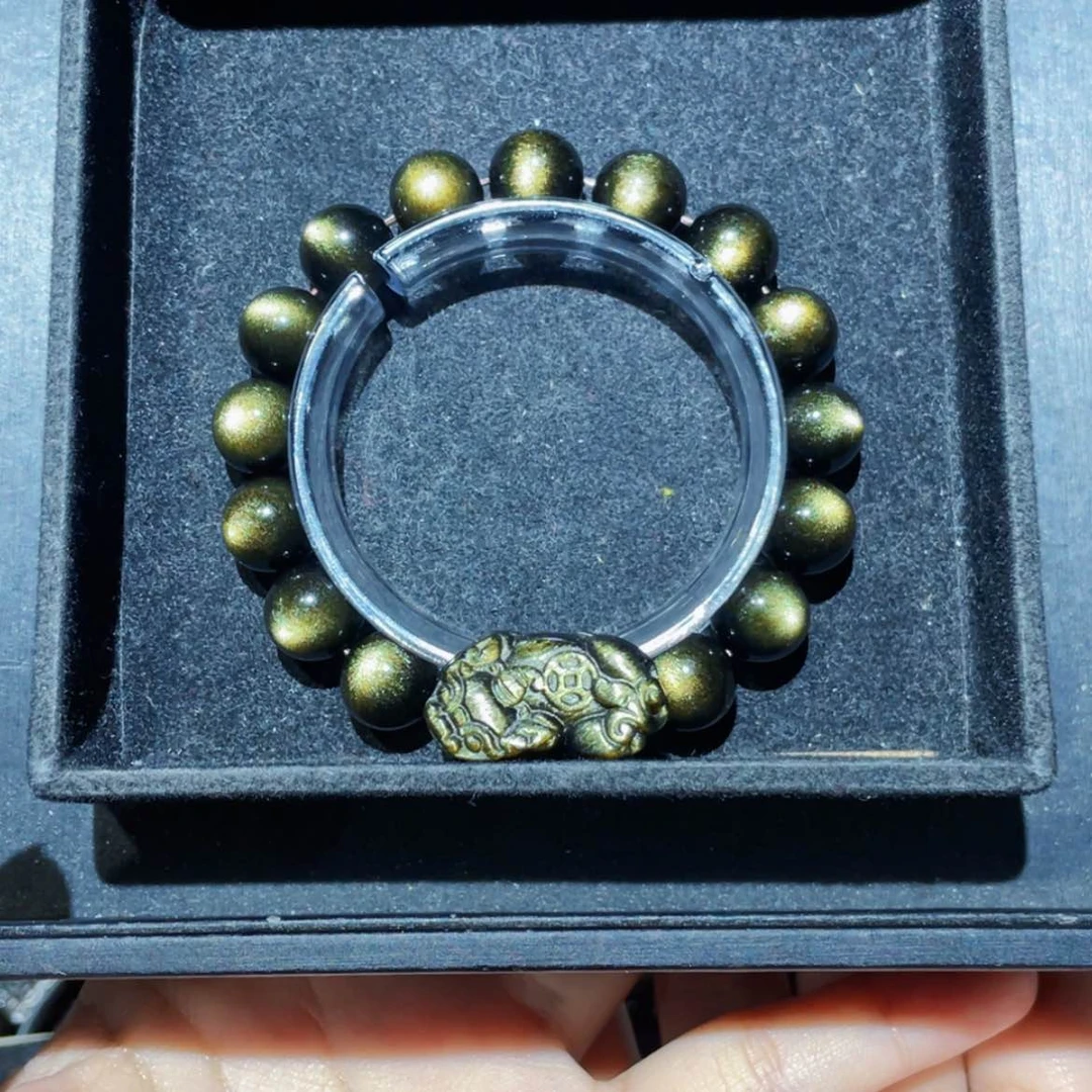 【闪购商品】黑曜岩未镶嵌手链?*?