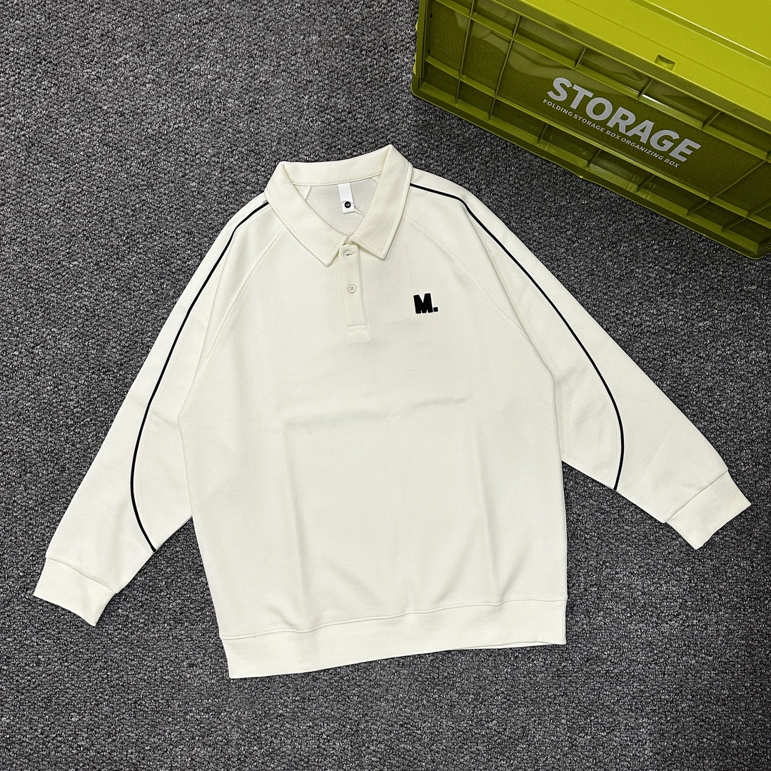 9278秋冬卫衣男士休闲轻奢潮流百搭时尚圆领宽松情侣上衣