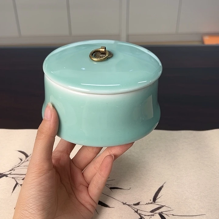 龙泉云间青瓷小米茶器