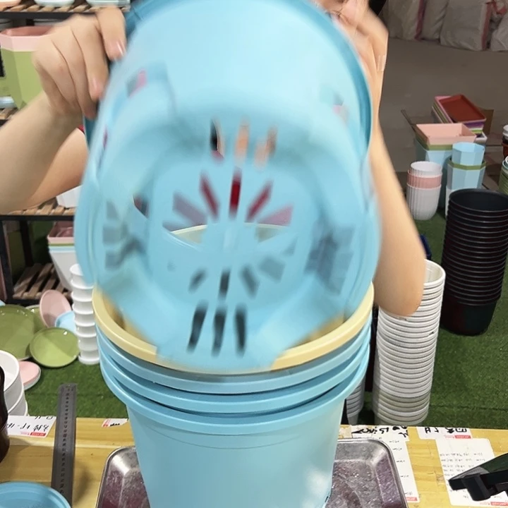 圆形控根口24高24混色5个无托