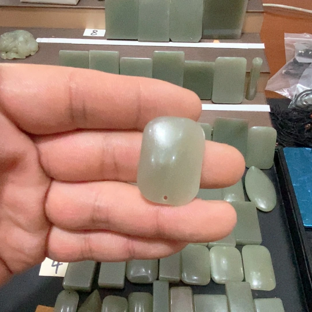 和田玉未镶嵌颈饰0****子010