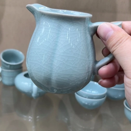 瓷片陶瓷茶具汝瓷茶具