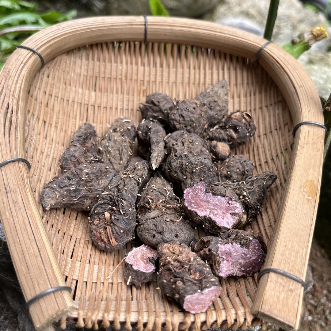 紫-参    云南中越边境赶集收山货
