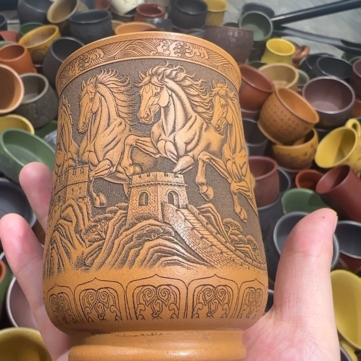 茶杯紫砂全手工紫砂