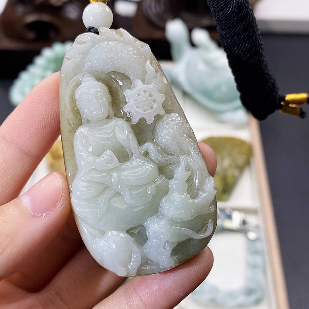 翡翠未镶嵌颈饰缅甸翡翠a货